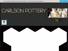 Tablet Screenshot of carlsonpottery.com